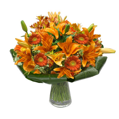 Elegante mazzo di fiori da spedire per fare i tuoi  auguri. Ottima idea regalo.