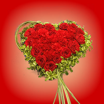 A San Valentino vuoi regalare un cuore di rose rosse. Allora richiedi subito la spedizione