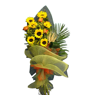 Mazzo Misto Girasoli Onomastico