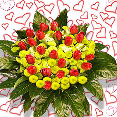 Regalare Bouquet di tulipani per San Valentino